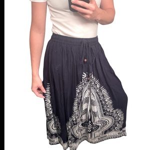 Gypsie Blu Boho Hippie Maxi Skirt -size small-